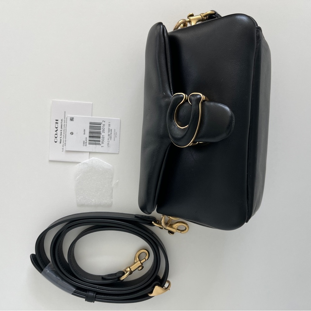 Coach Black Leather Handbag - Picture 3 of 7
